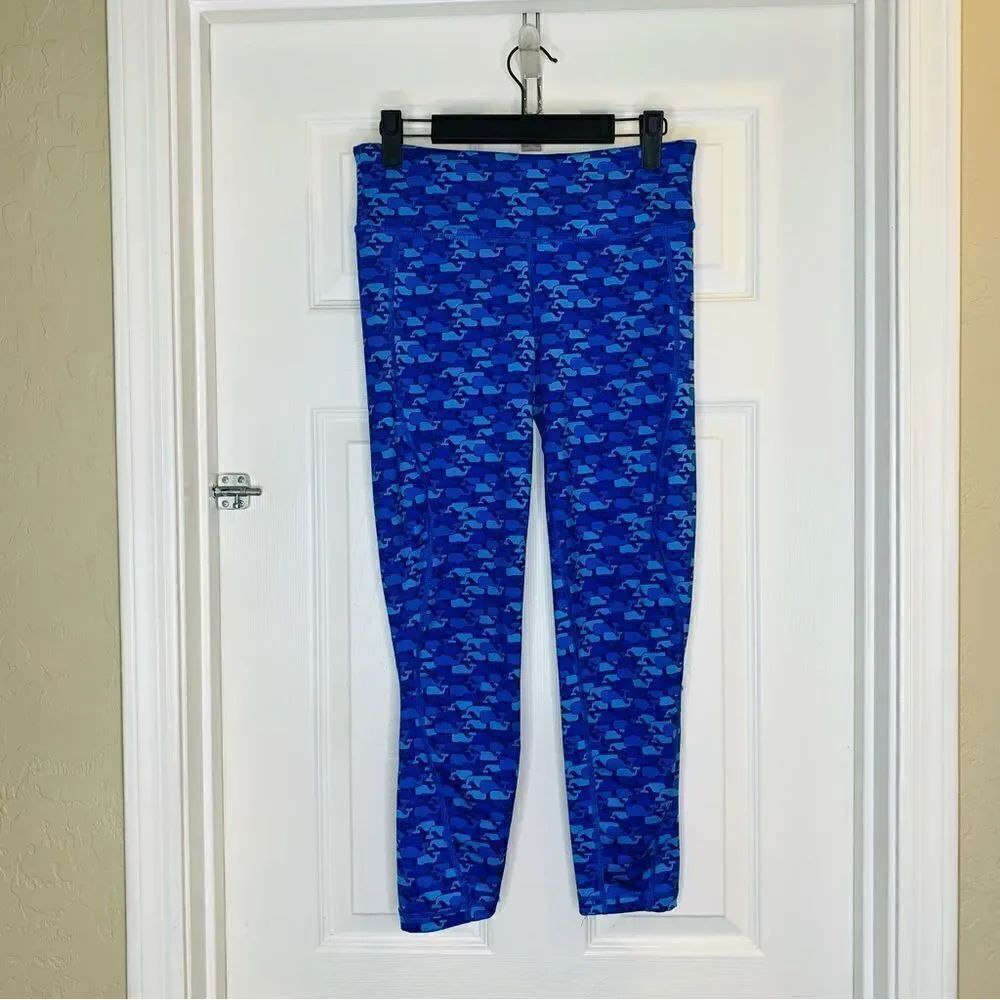 Vineyard Vines Blue Whale Leggings Size Small